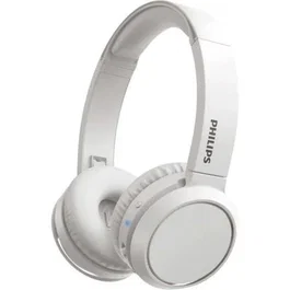 Philips TAH4205/WT Auriculares Inalámbricos de Diadema con Refuerzo de Graves, Blanco